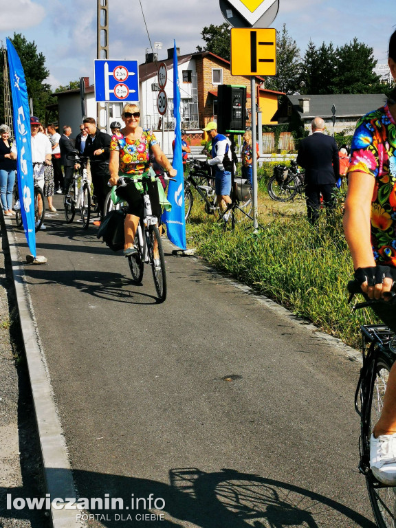 Otwarcie ścieżki rowerowej z Łowicza do Nieborowa