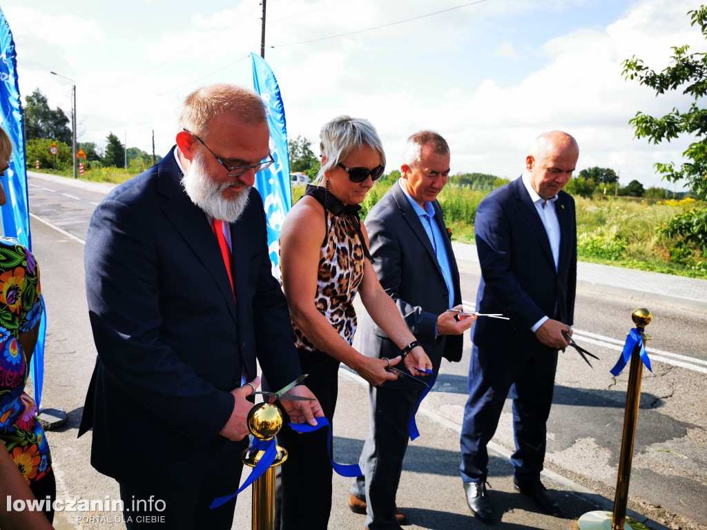 Otwarcie ścieżki rowerowej z Łowicza do Nieborowa