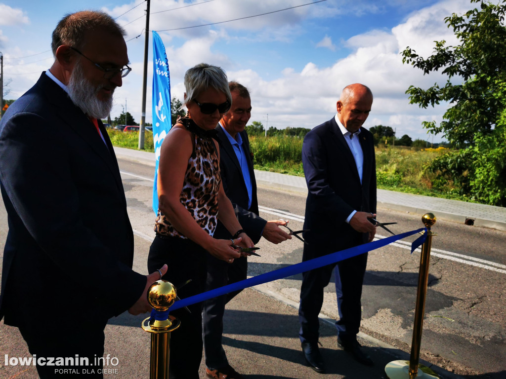 Otwarcie ścieżki rowerowej z Łowicza do Nieborowa