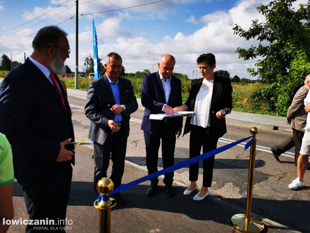 Otwarcie ścieżki rowerowej z Łowicza do Nieborowa