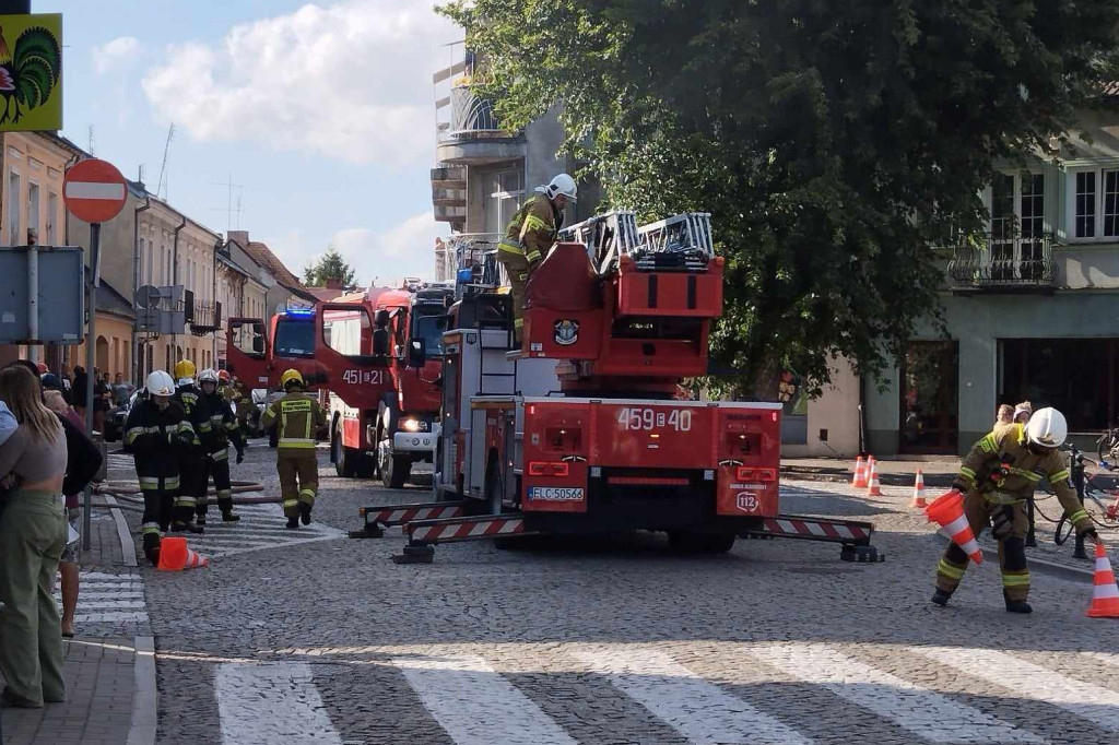 Ponowny pożar kamienicy przy Nowym Rynku