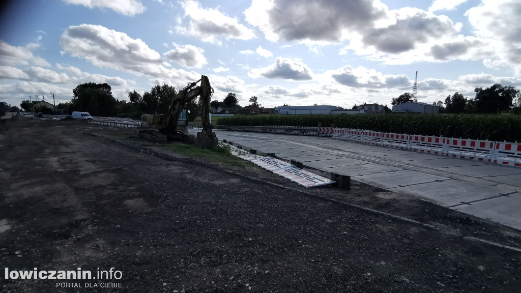 Prace na DW 584 Łowicz - Sanniki