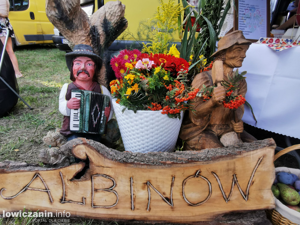 Barwne stoiska Kół Gospodyń Wiejskich na Święcie Gminy Głowno