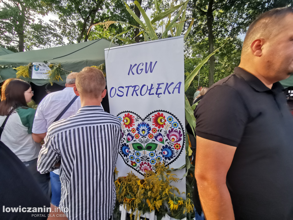 Barwne stoiska Kół Gospodyń Wiejskich na Święcie Gminy Głowno