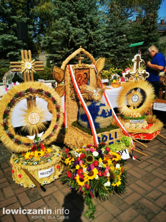 Uroczysta msza święta przy Sanktuarium w Domaniewicach.