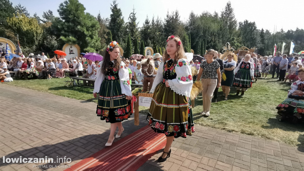 Uroczysta msza święta przy Sanktuarium w Domaniewicach.