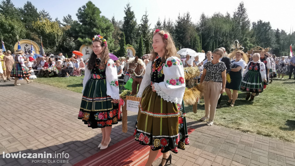 Uroczysta msza święta przy Sanktuarium w Domaniewicach.