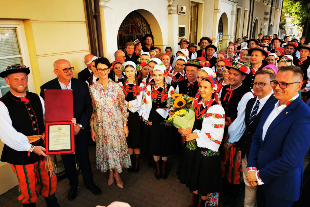 Uroczyste odsłonięcie Gwiozd Łowickich