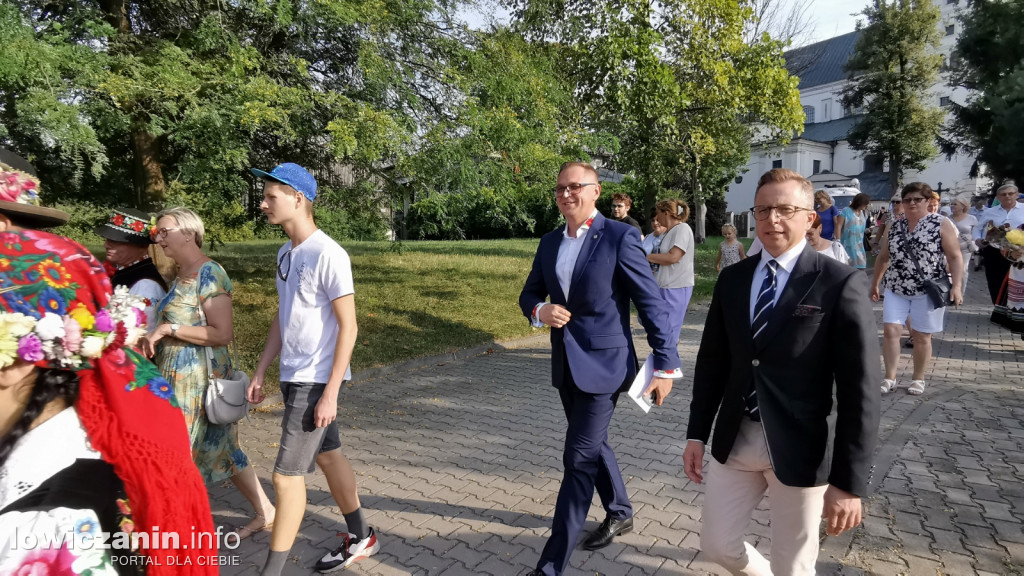 Uroczyste odsłonięcie Gwiozd Łowickich