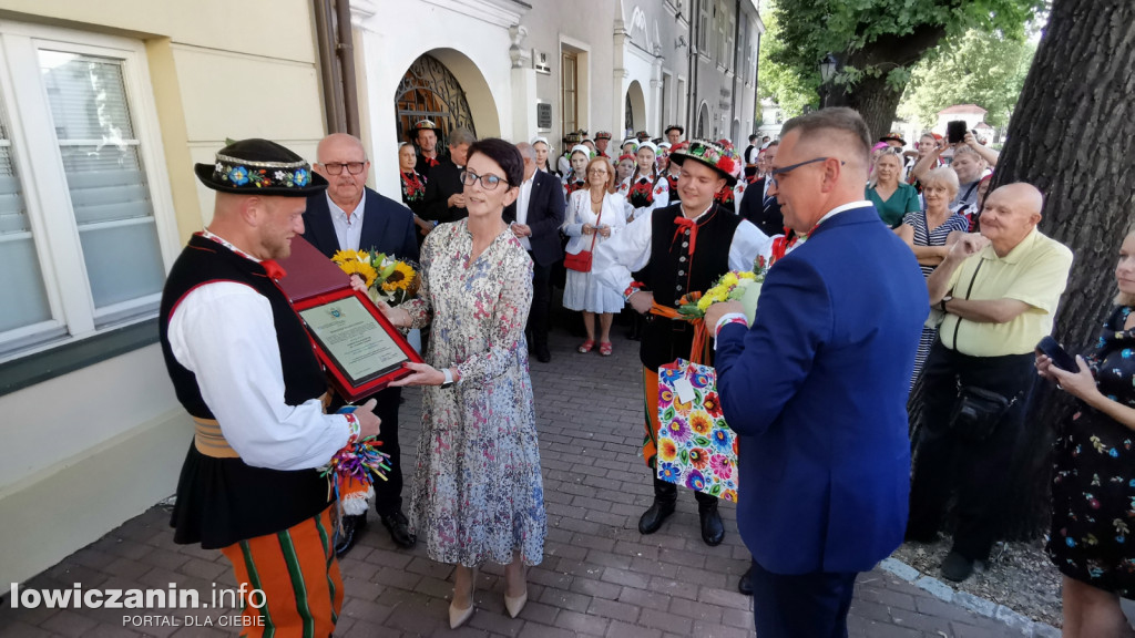 Uroczyste odsłonięcie Gwiozd Łowickich