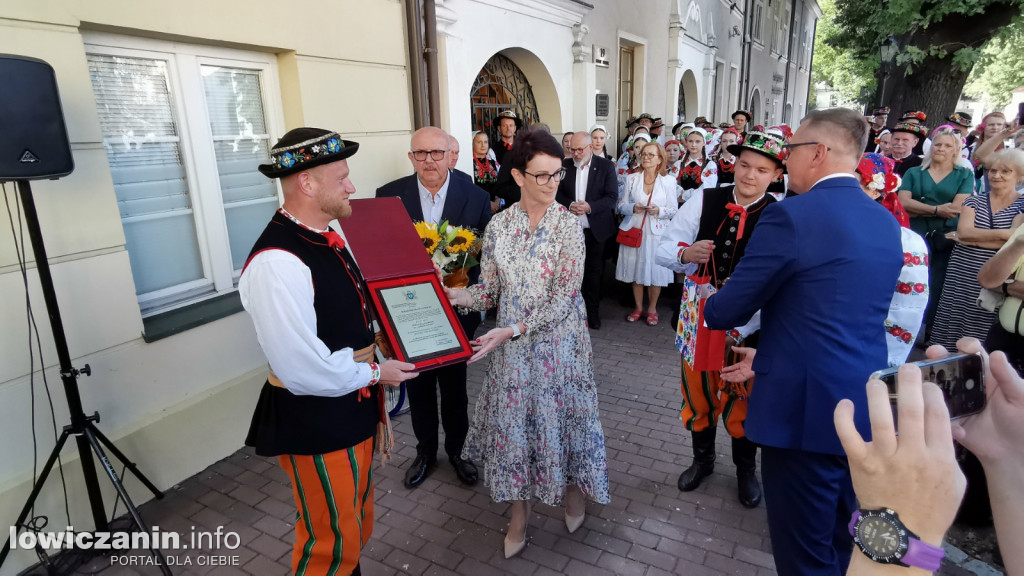Uroczyste odsłonięcie Gwiozd Łowickich