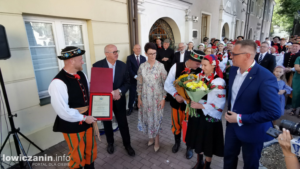 Uroczyste odsłonięcie Gwiozd Łowickich