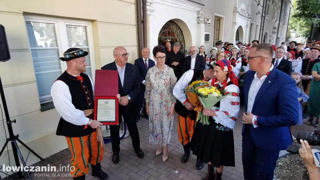 Uroczyste odsłonięcie Gwiozd Łowickich