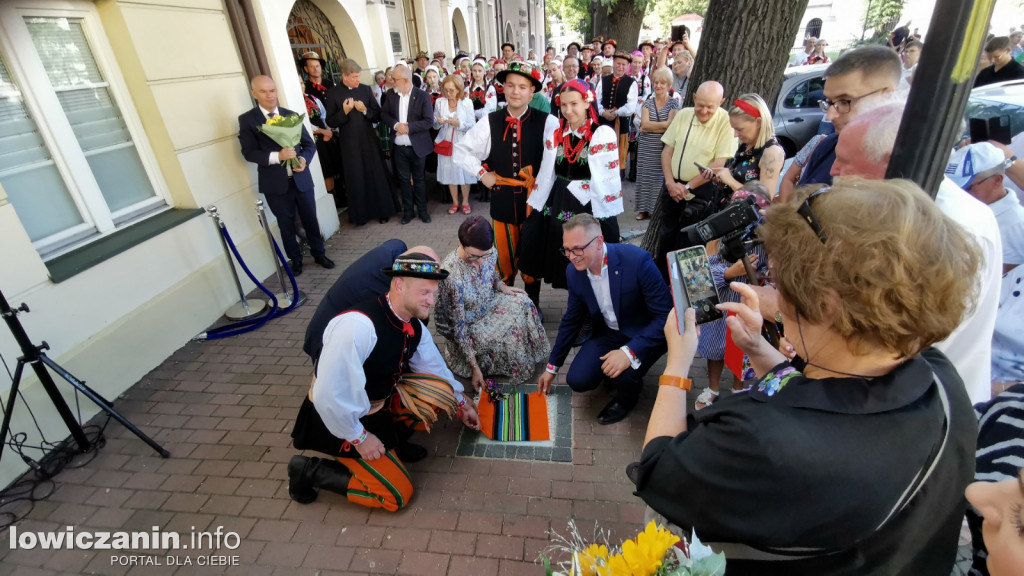 Uroczyste odsłonięcie Gwiozd Łowickich