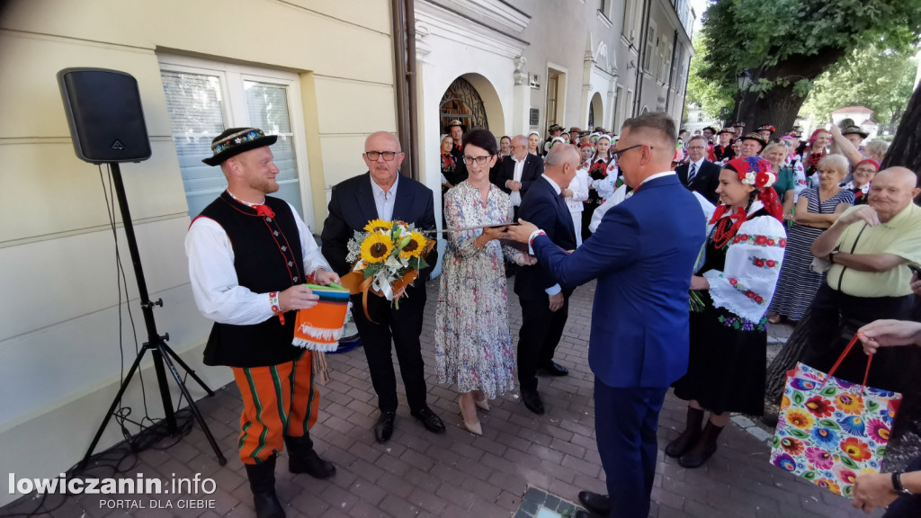 Uroczyste odsłonięcie Gwiozd Łowickich