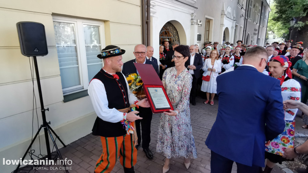 Uroczyste odsłonięcie Gwiozd Łowickich