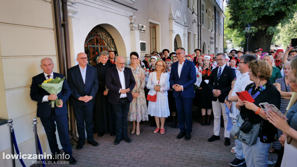 Uroczyste odsłonięcie Gwiozd Łowickich