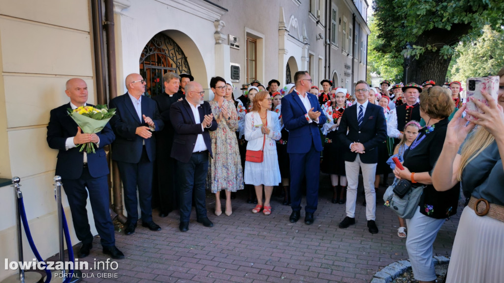 Uroczyste odsłonięcie Gwiozd Łowickich