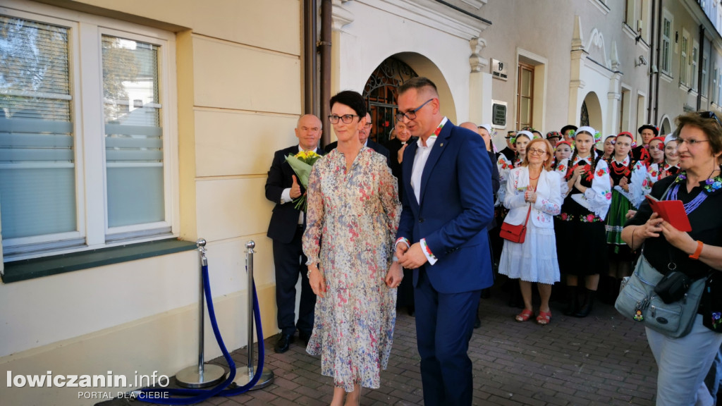 Uroczyste odsłonięcie Gwiozd Łowickich