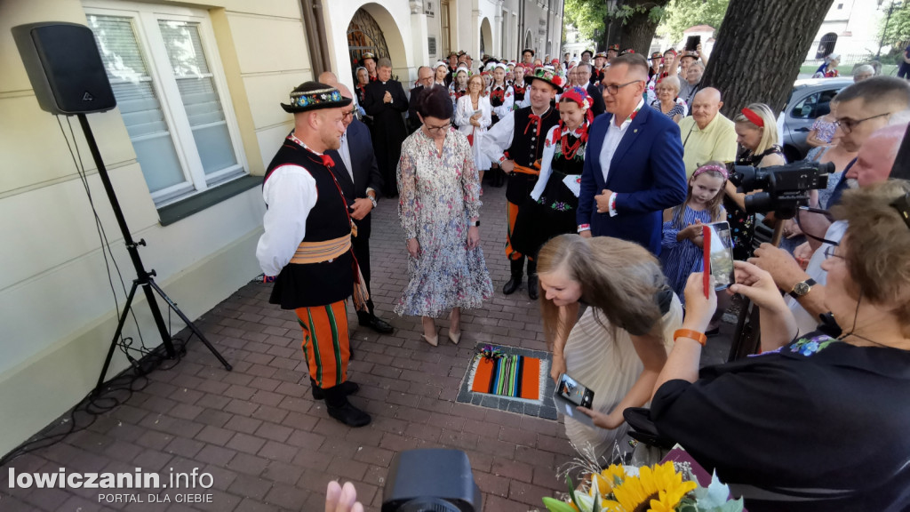Uroczyste odsłonięcie Gwiozd Łowickich