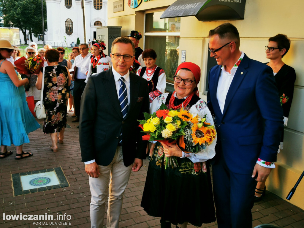Uroczyste odsłonięcie Gwiozd Łowickich