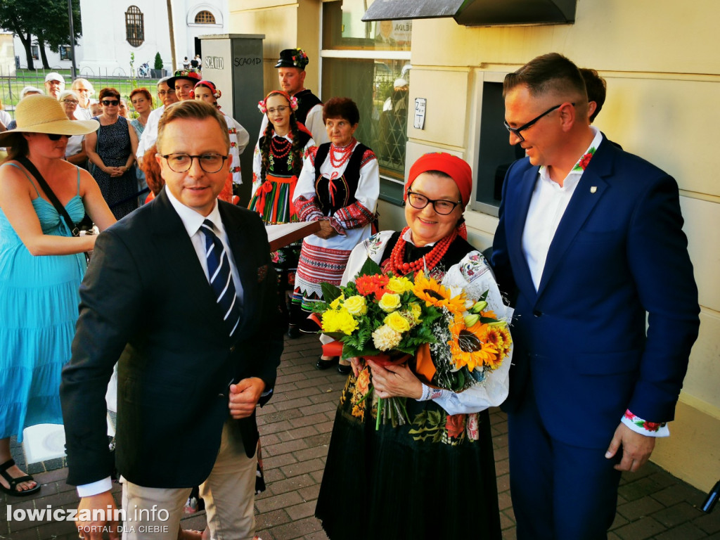 Uroczyste odsłonięcie Gwiozd Łowickich