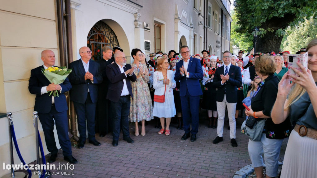 Uroczyste odsłonięcie Gwiozd Łowickich