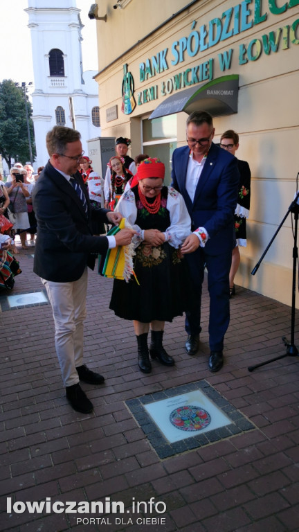 Uroczyste odsłonięcie Gwiozd Łowickich
