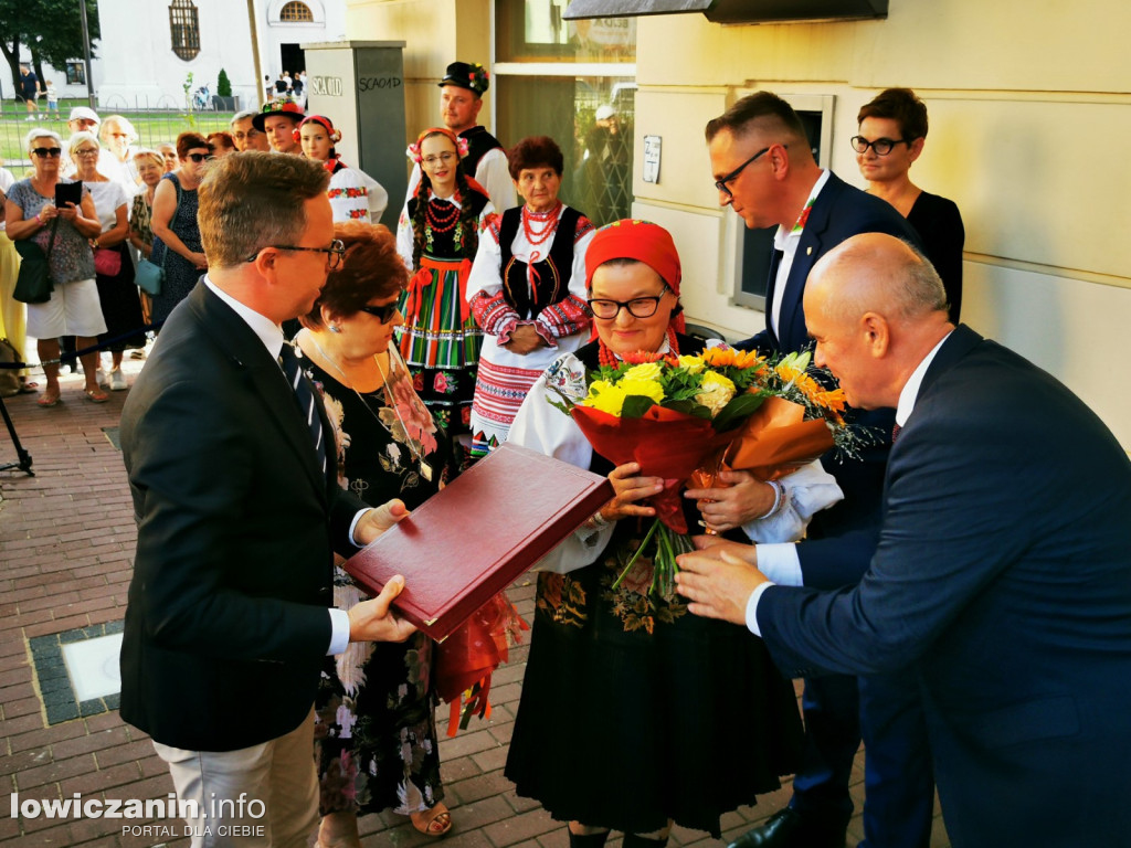 Uroczyste odsłonięcie Gwiozd Łowickich