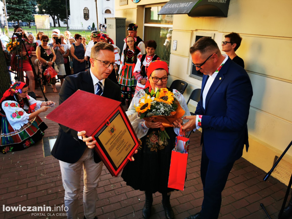 Uroczyste odsłonięcie Gwiozd Łowickich