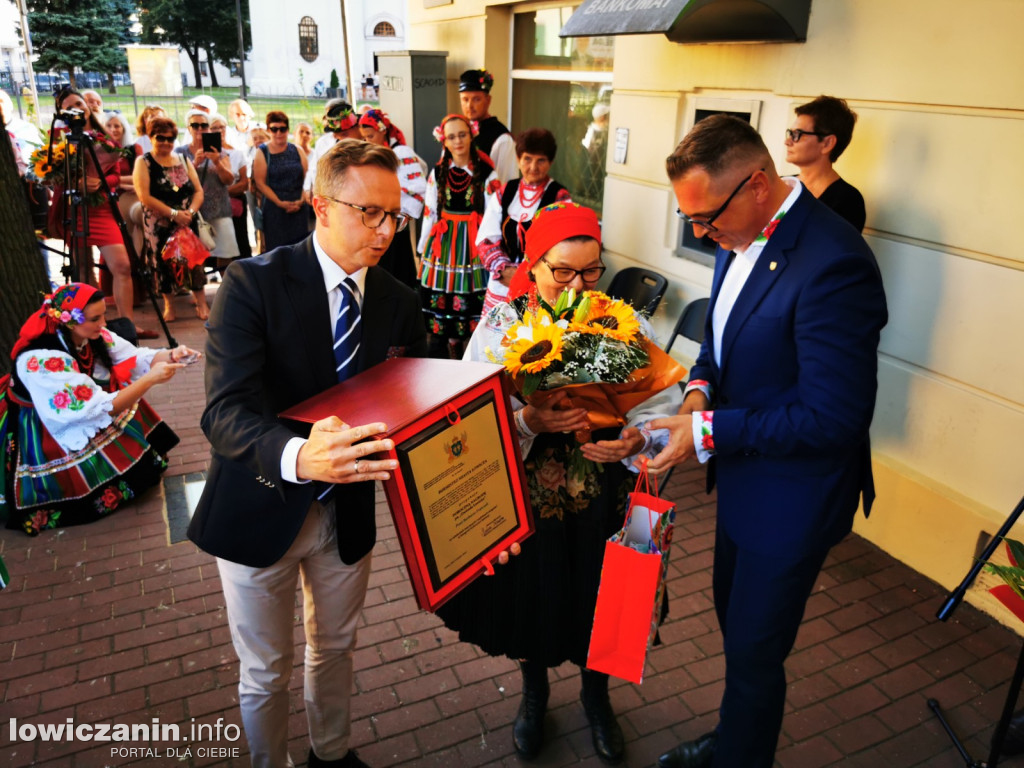 Uroczyste odsłonięcie Gwiozd Łowickich