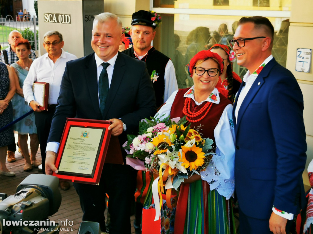 Uroczyste odsłonięcie Gwiozd Łowickich