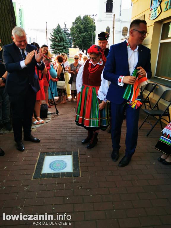 Uroczyste odsłonięcie Gwiozd Łowickich
