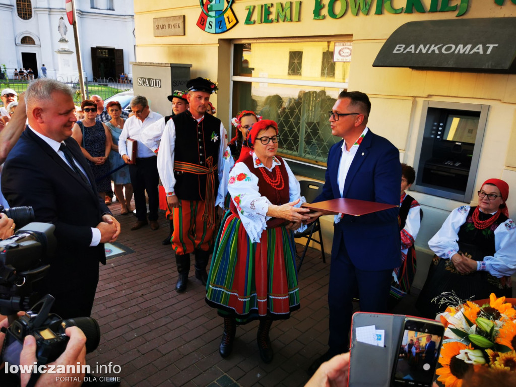 Uroczyste odsłonięcie Gwiozd Łowickich