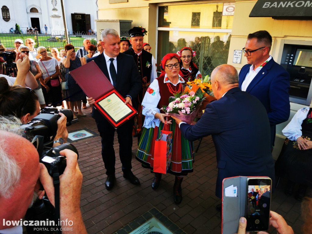 Uroczyste odsłonięcie Gwiozd Łowickich