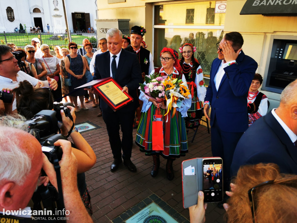 Uroczyste odsłonięcie Gwiozd Łowickich