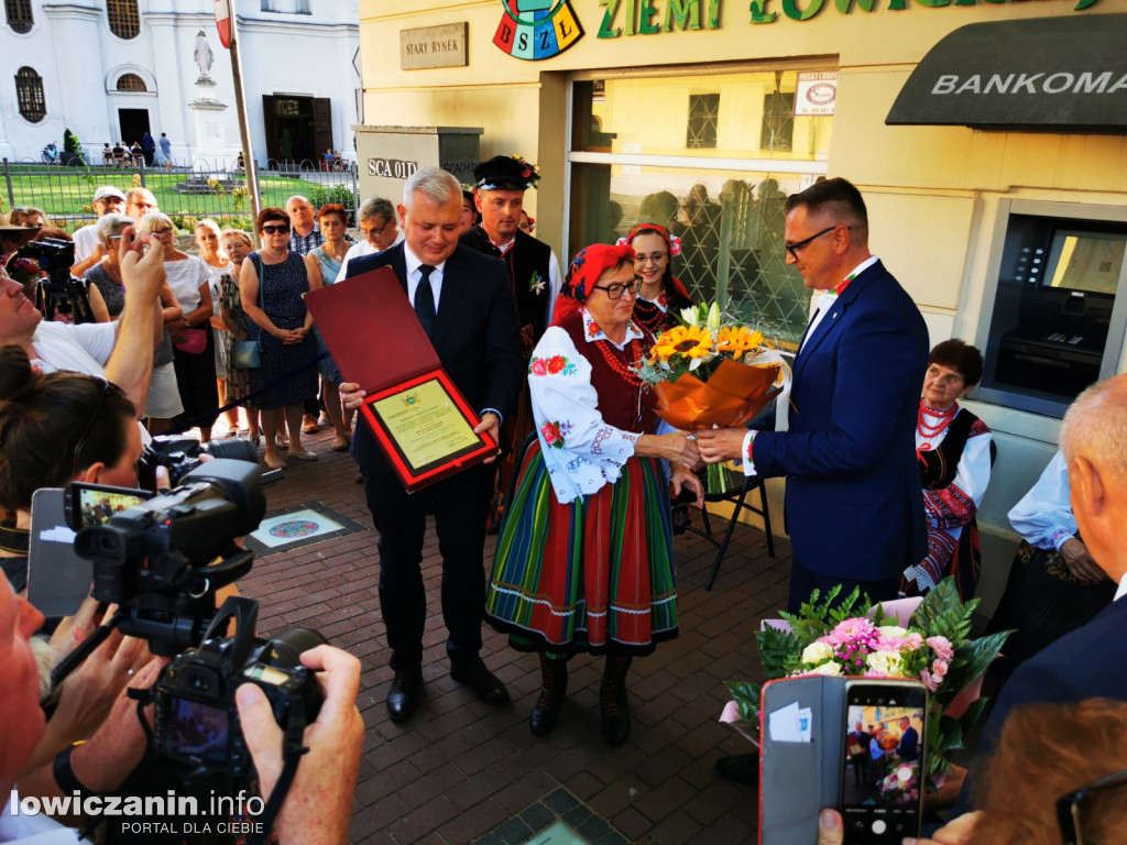 Uroczyste odsłonięcie Gwiozd Łowickich