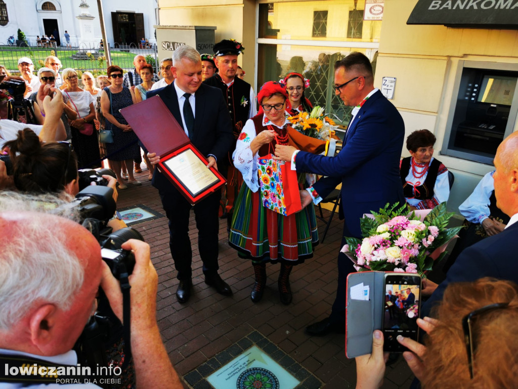 Uroczyste odsłonięcie Gwiozd Łowickich