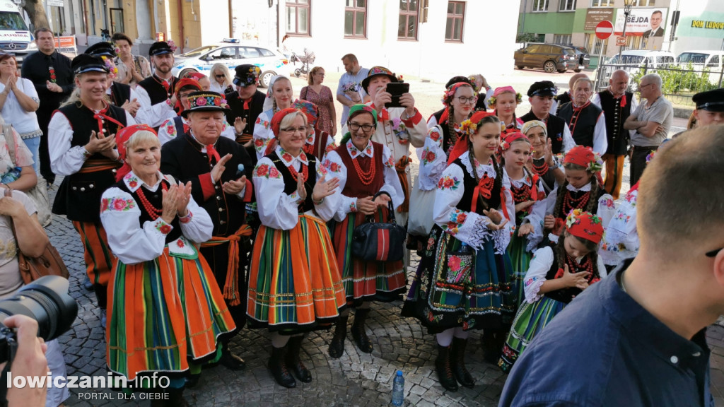 Uroczyste odsłonięcie Gwiozd Łowickich