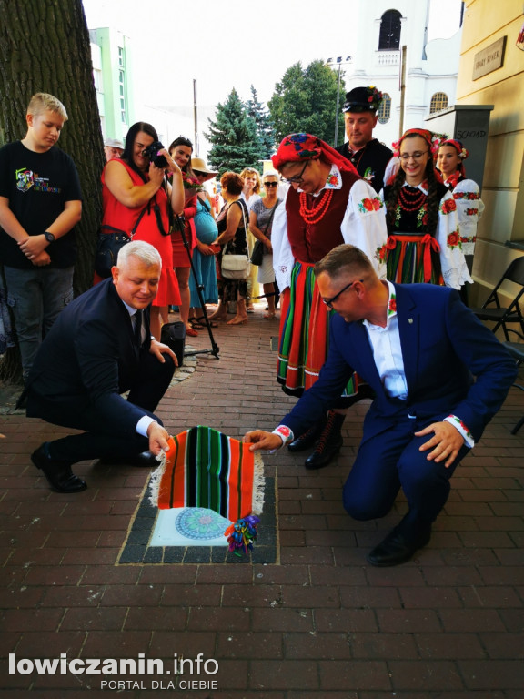 Uroczyste odsłonięcie Gwiozd Łowickich