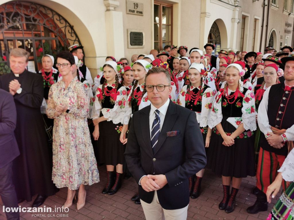Uroczyste odsłonięcie Gwiozd Łowickich