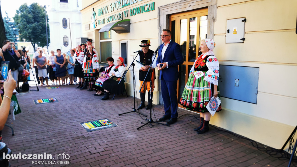 Uroczyste odsłonięcie Gwiozd Łowickich