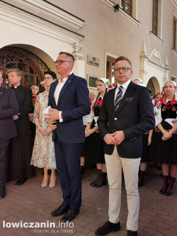 Uroczyste odsłonięcie Gwiozd Łowickich