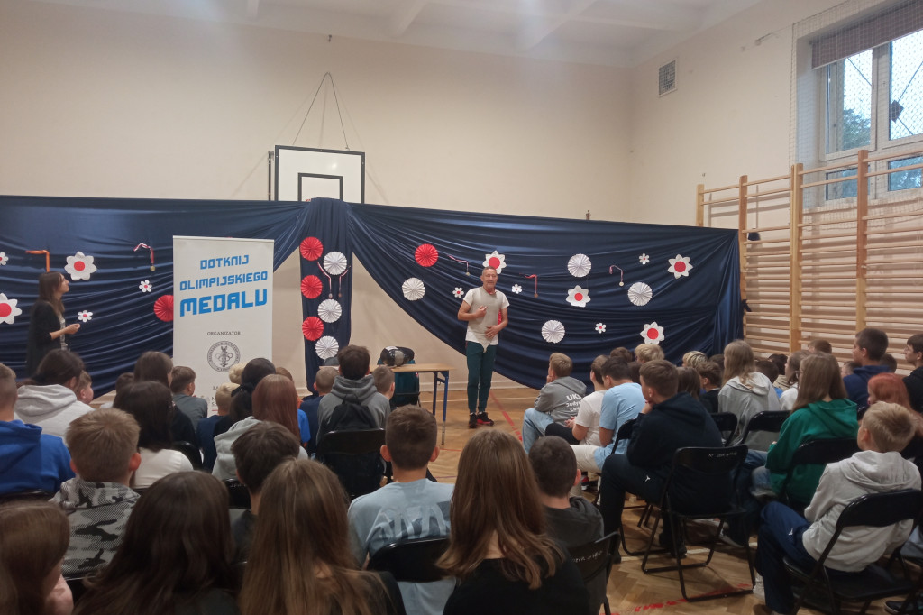 Mistrz Olimpijski odwiedził SP nr 1 w Łowiczu