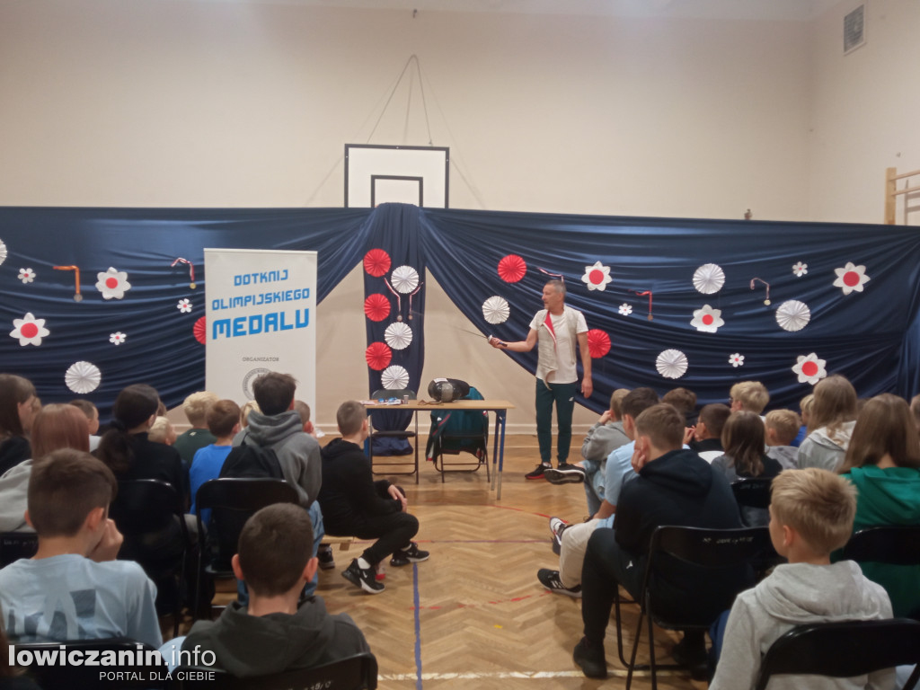 Mistrz Olimpijski odwiedził SP nr 1 w Łowiczu
