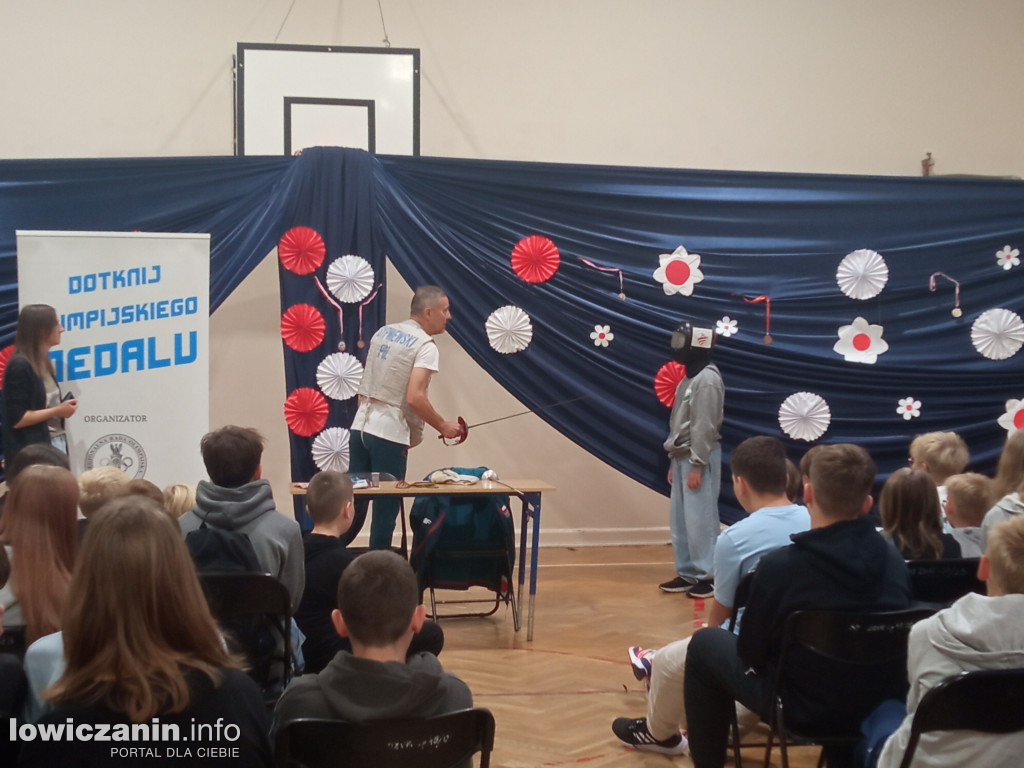 Mistrz Olimpijski odwiedził SP nr 1 w Łowiczu