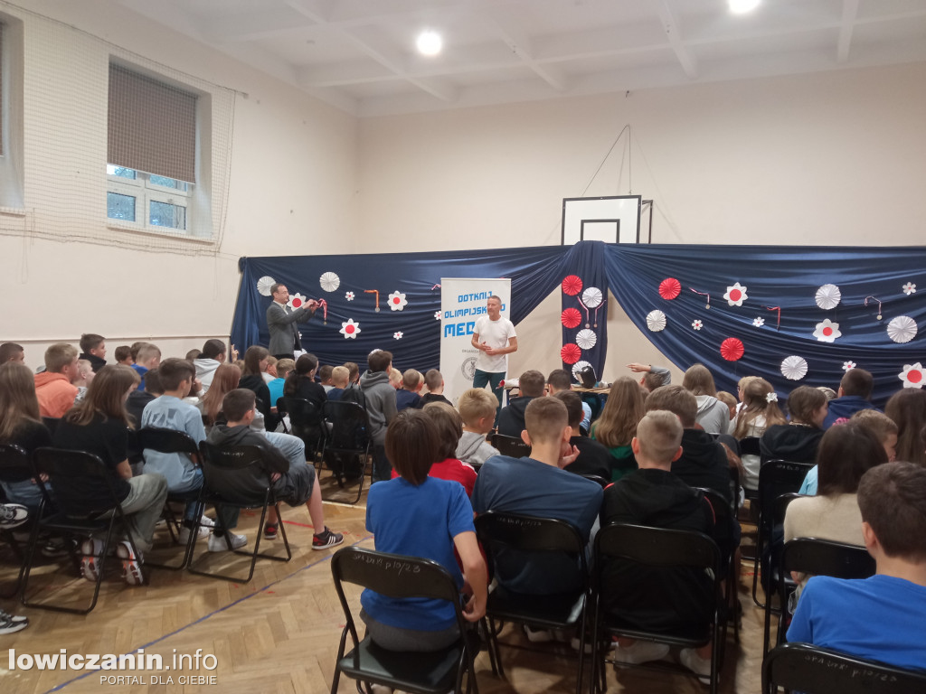 Mistrz Olimpijski odwiedził SP nr 1 w Łowiczu