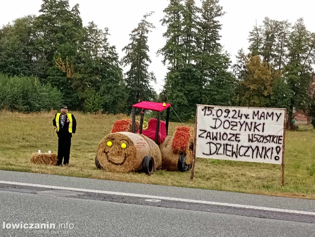 Słomiane cuda na dożynki w Jamnie