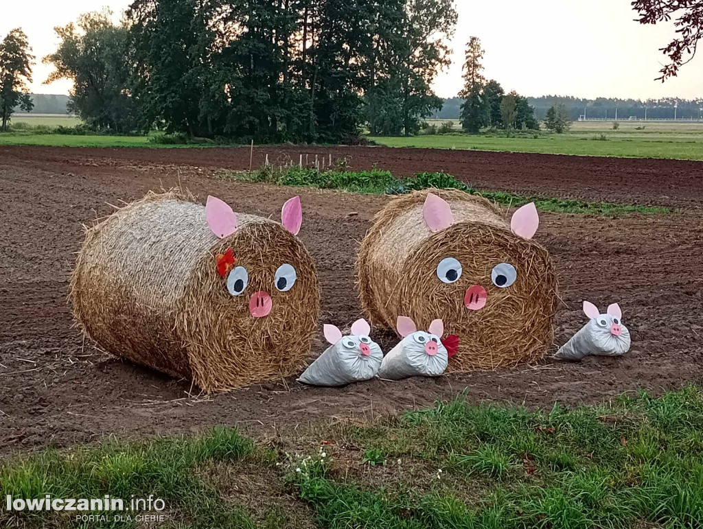 Słomiane cuda na dożynki w Jamnie