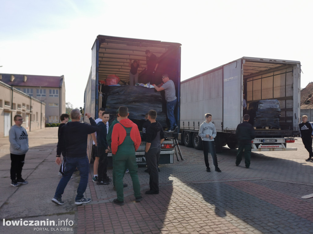 Transport z darami dla powodzian